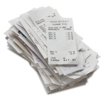 Can I adjust the sales tax on a receipt when entering my data?