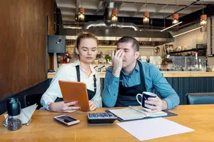 Business owners drowning in debt