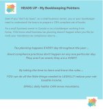 Head Up - My Bookkeeping Pointers