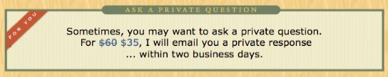 Ask a Private Bookkeeping Question