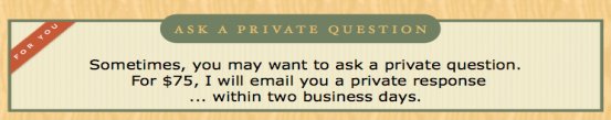 Ask a Private Bookkeeping Question