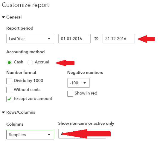 How to a customize T4A report in QBO.