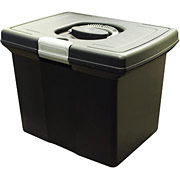 Use a file caddy to organize your bookkeeping paperwork in your vehicle. Use a file caddy to organize your bookkeeping paperwork in your vehicle.