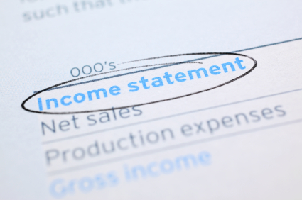 How to read to your income statement.