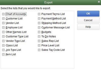 Exporting your QuickBooks lists to your new company file speeds things up.