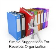 A series of chats of how to organize files and business receipts for work from home business owners.