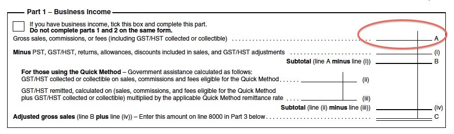 Subcontracting income reported on T4As and T5018s is reported on the T2125 Schedule.